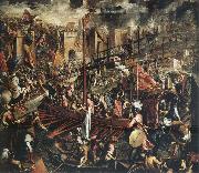 Domenico Tintoretto The Conquest of Constantinople oil painting